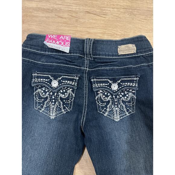 Almost famous Size 0 NWT Cropped Distressed jeans - Picture 6 of 7